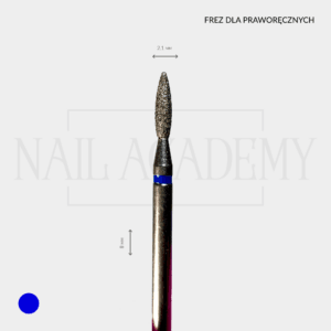 Frez Diamentowy Płomyk #2 niebieski