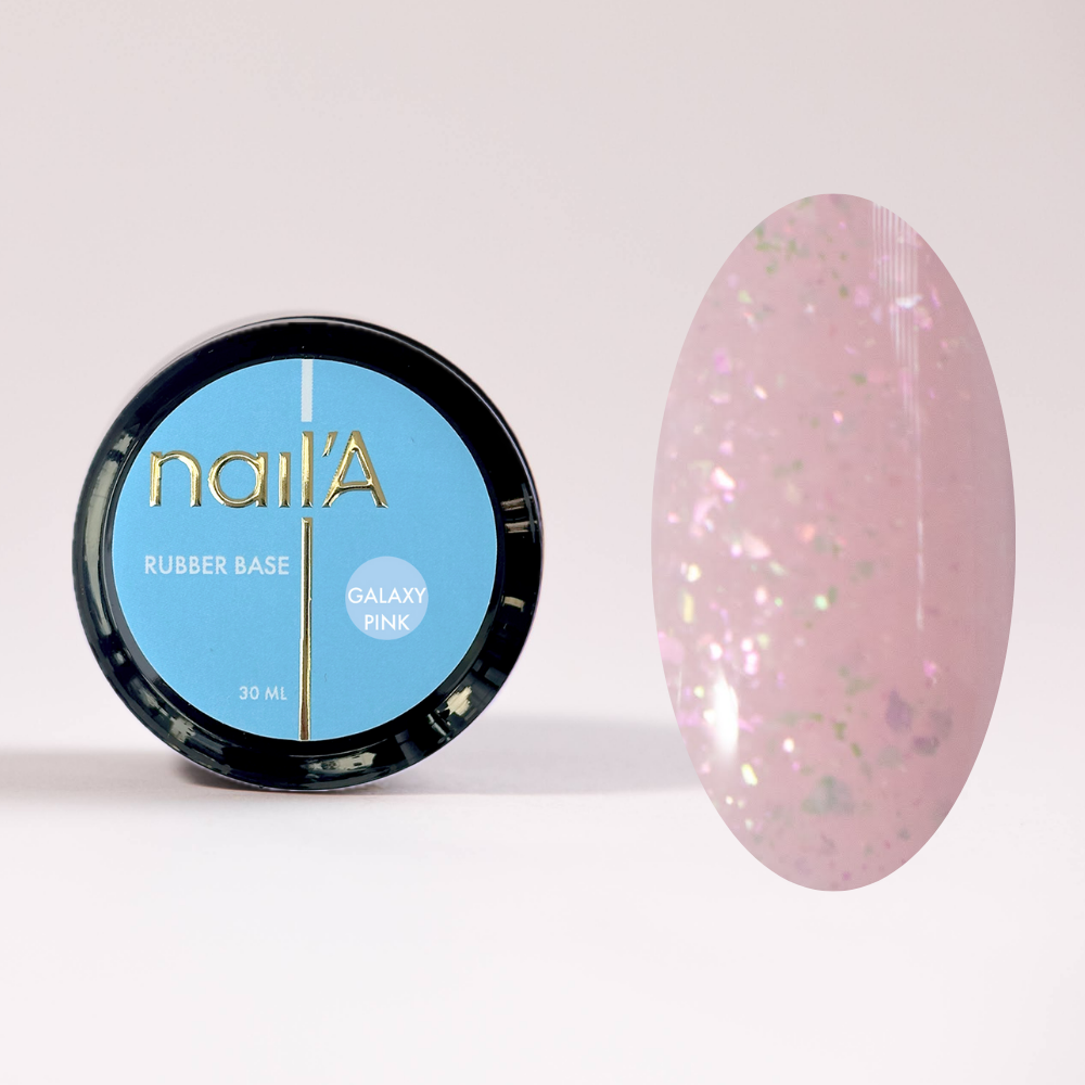 Rubber Base Far Away Galaxy Pink