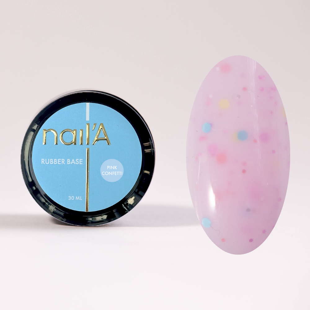 Rubber Baza Pink Confetti