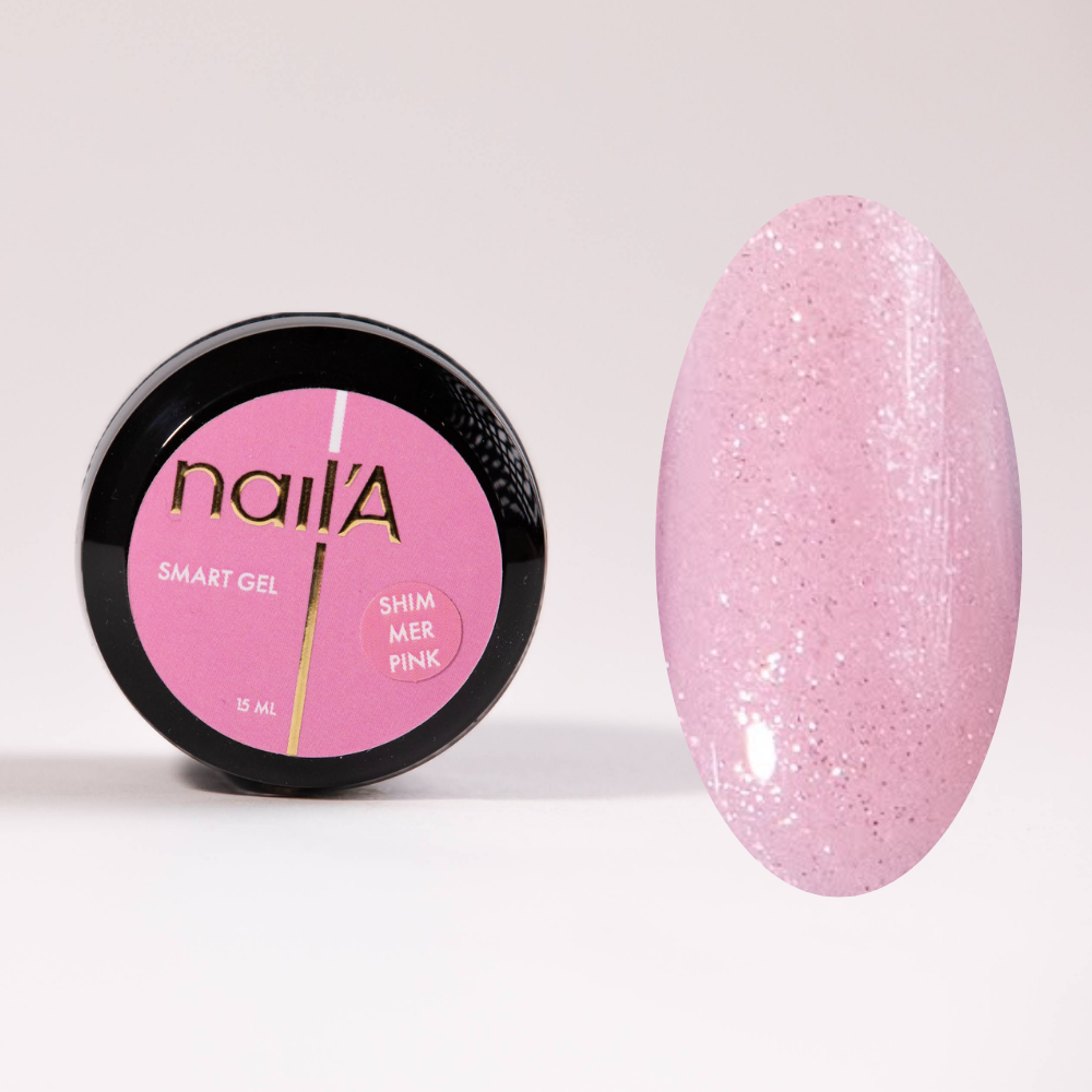SMART ŻEL 15ML SHIMMER PINK