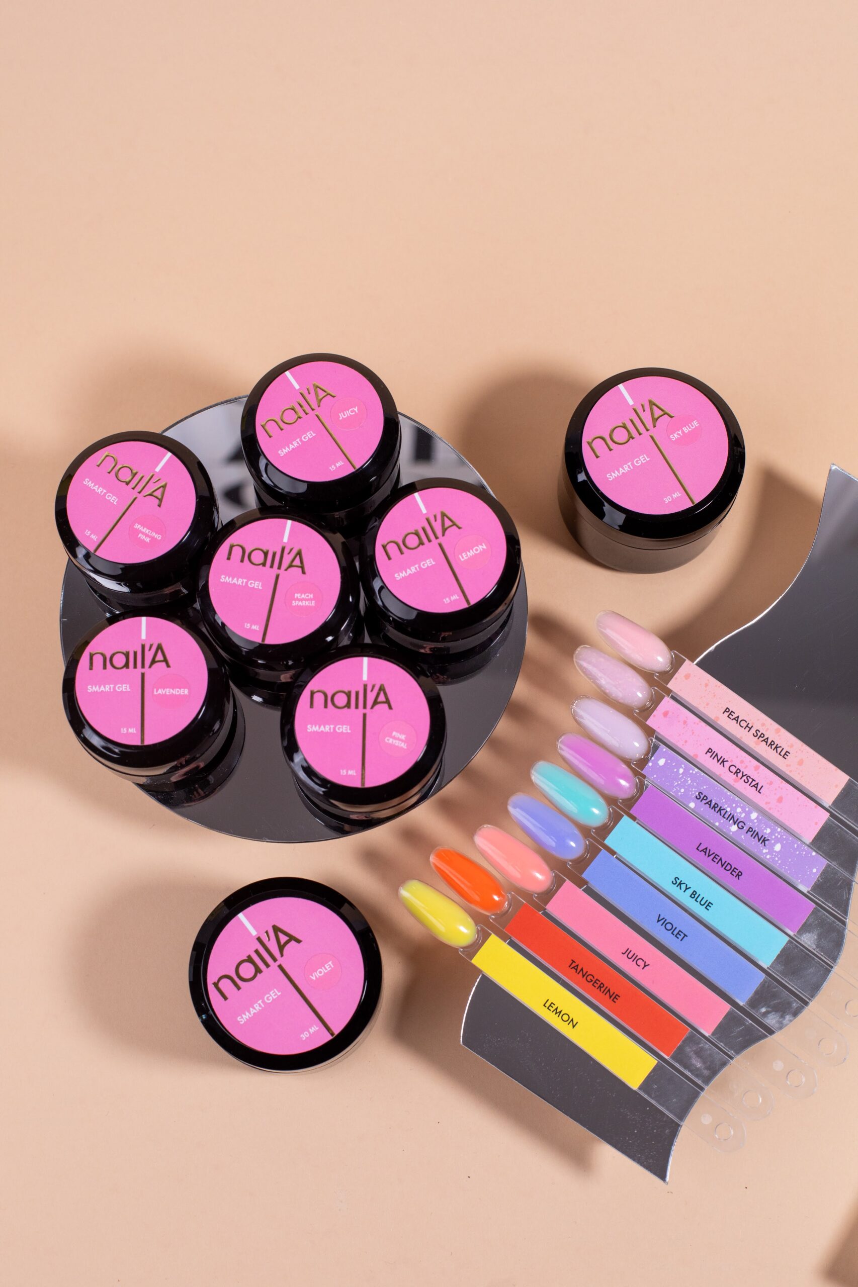 Smart Gel Peach Sparkle - obrazek 6