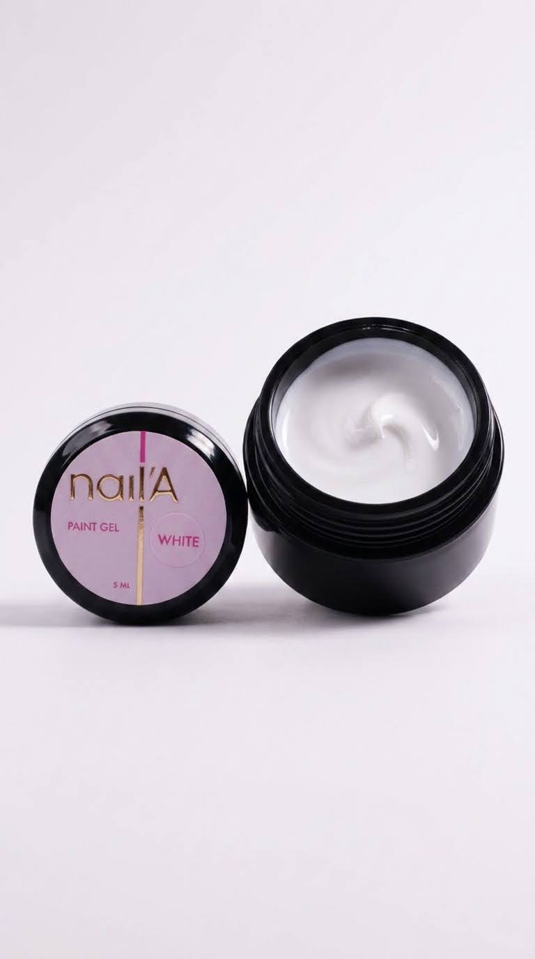 Żel farbka White, 5 ml - obrazek 3