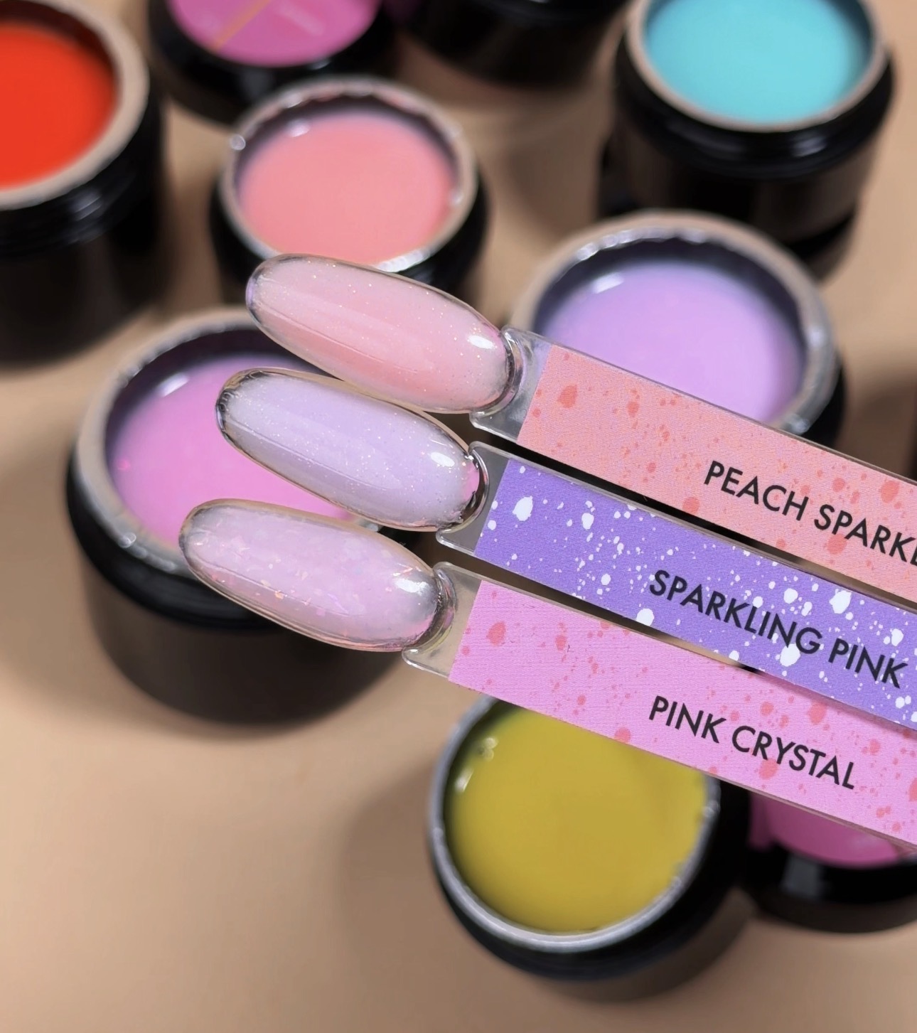 Smart Gel Peach Sparkle - obrazek 3