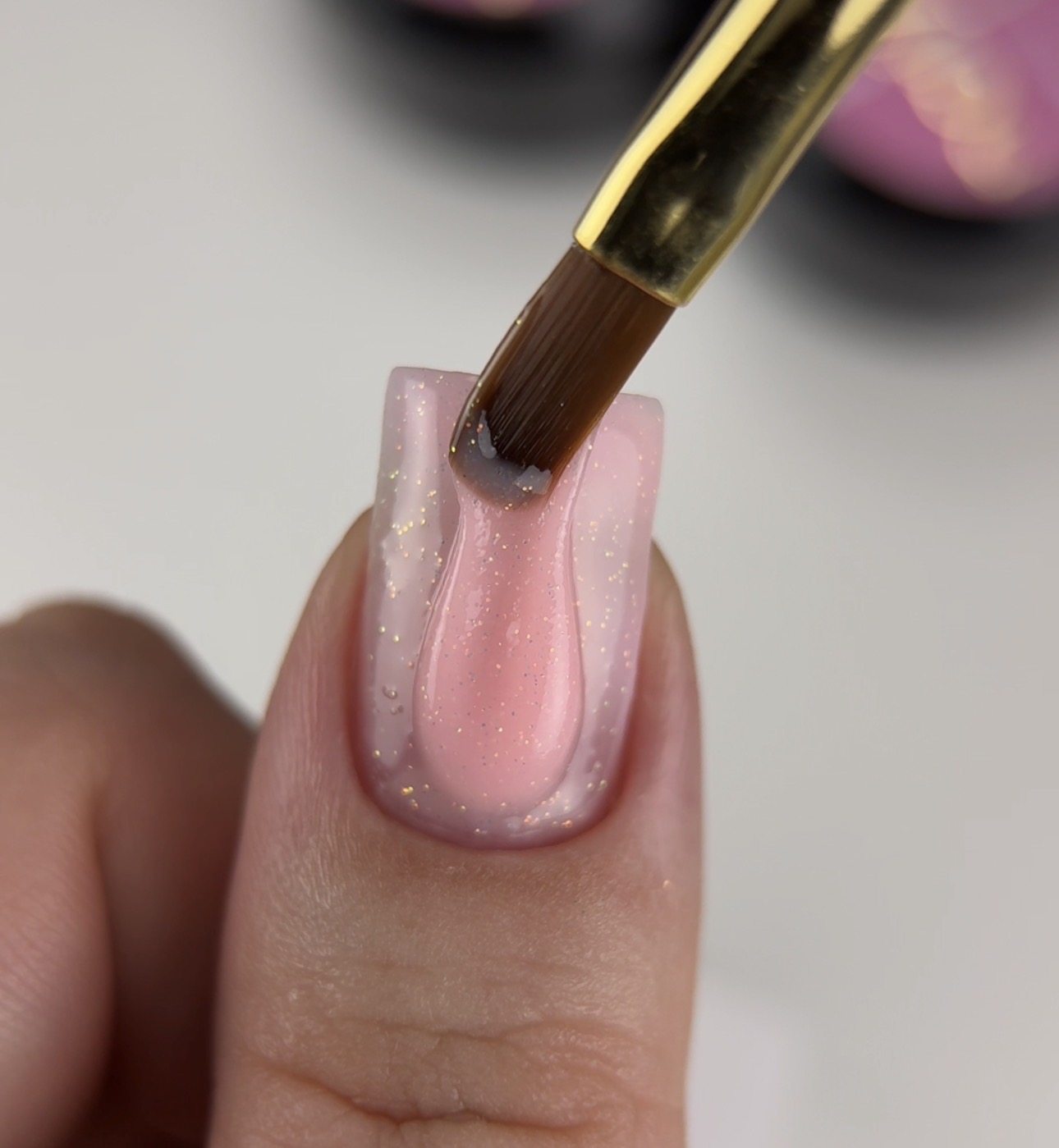 Smart Gel Peach Sparkle - obrazek 2