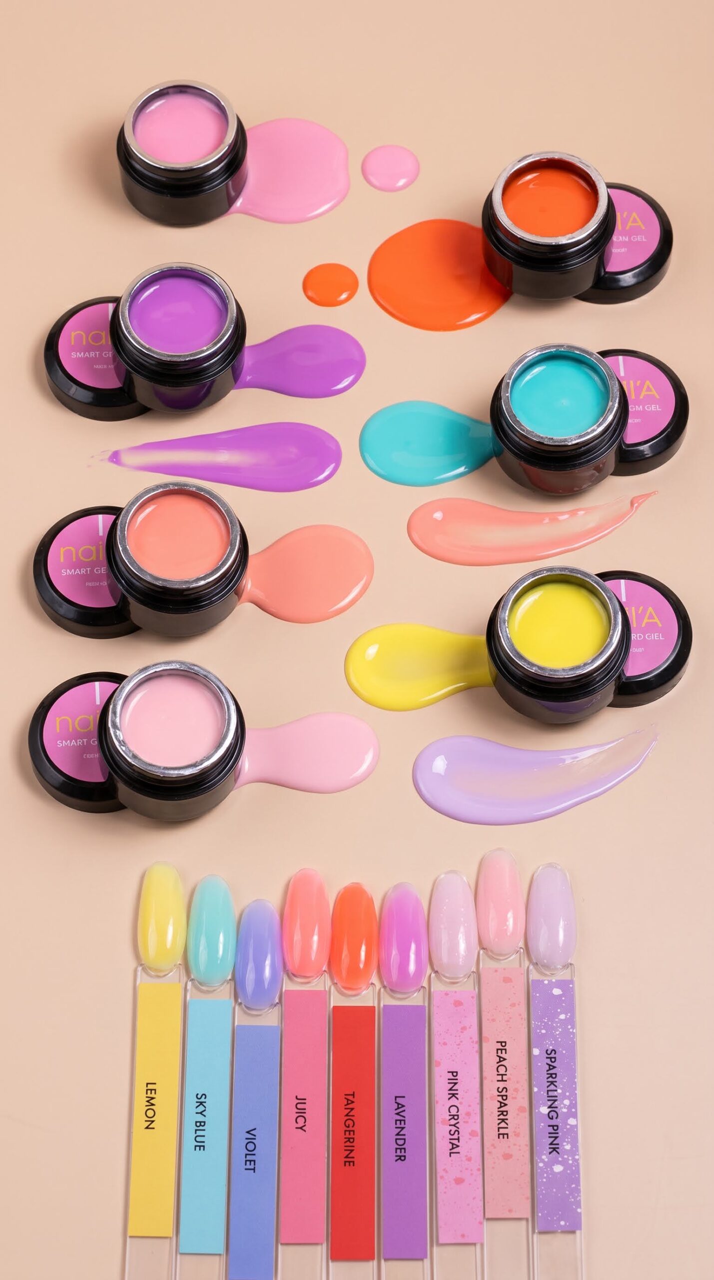 Smart Gel Peach Sparkle - obrazek 9
