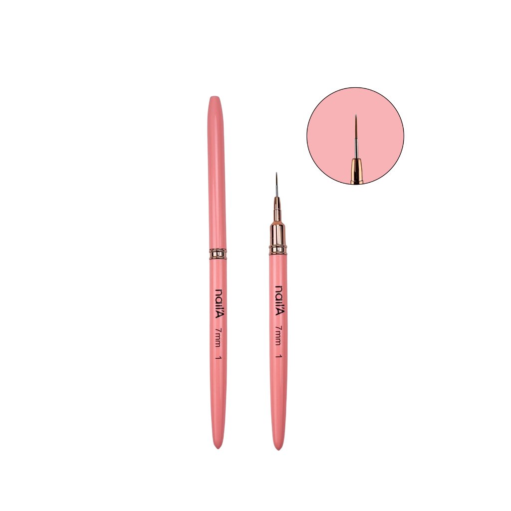 Pędzelek do zdobień nr 1, 7 mm Nail’A